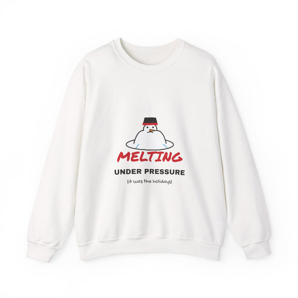 Melting Under Pressure Snowman Sweatshirt