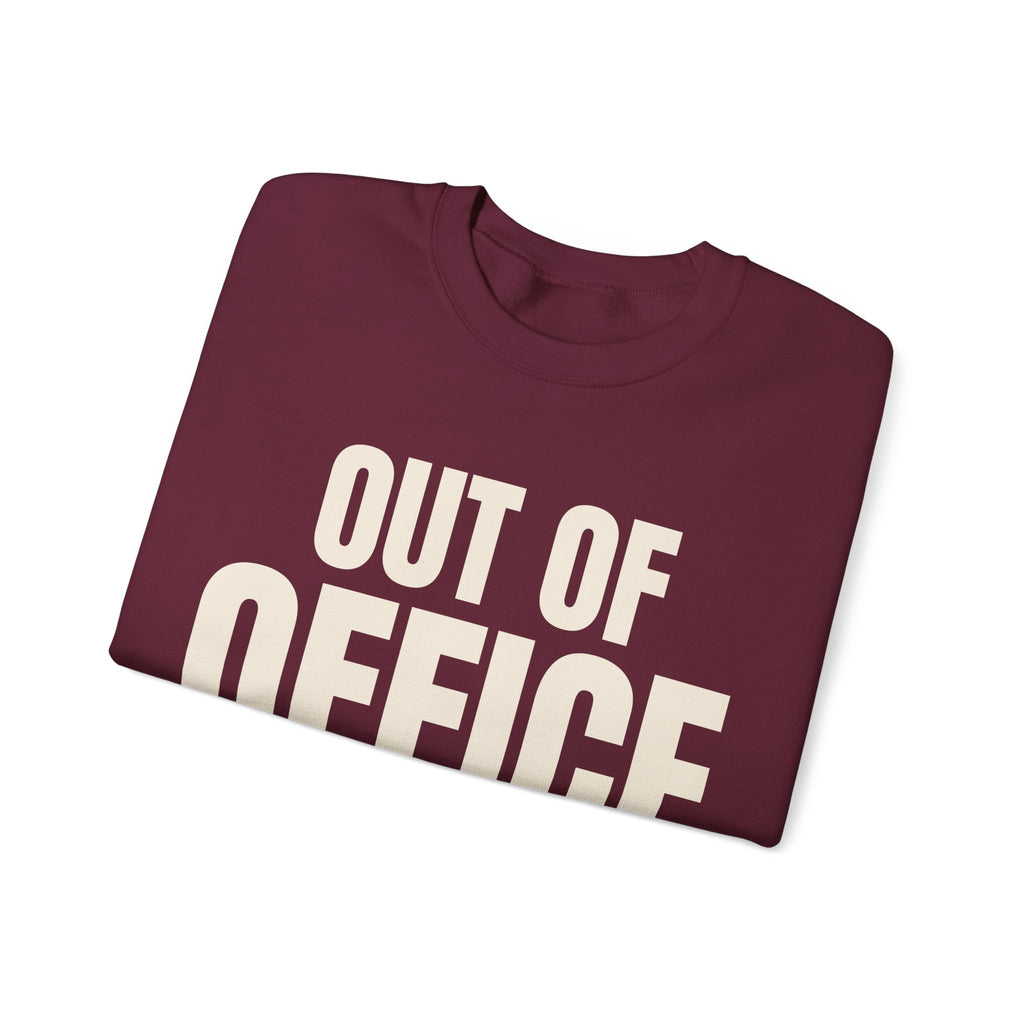 Out of Office Eggnog Edition Christmas Sweatshirt