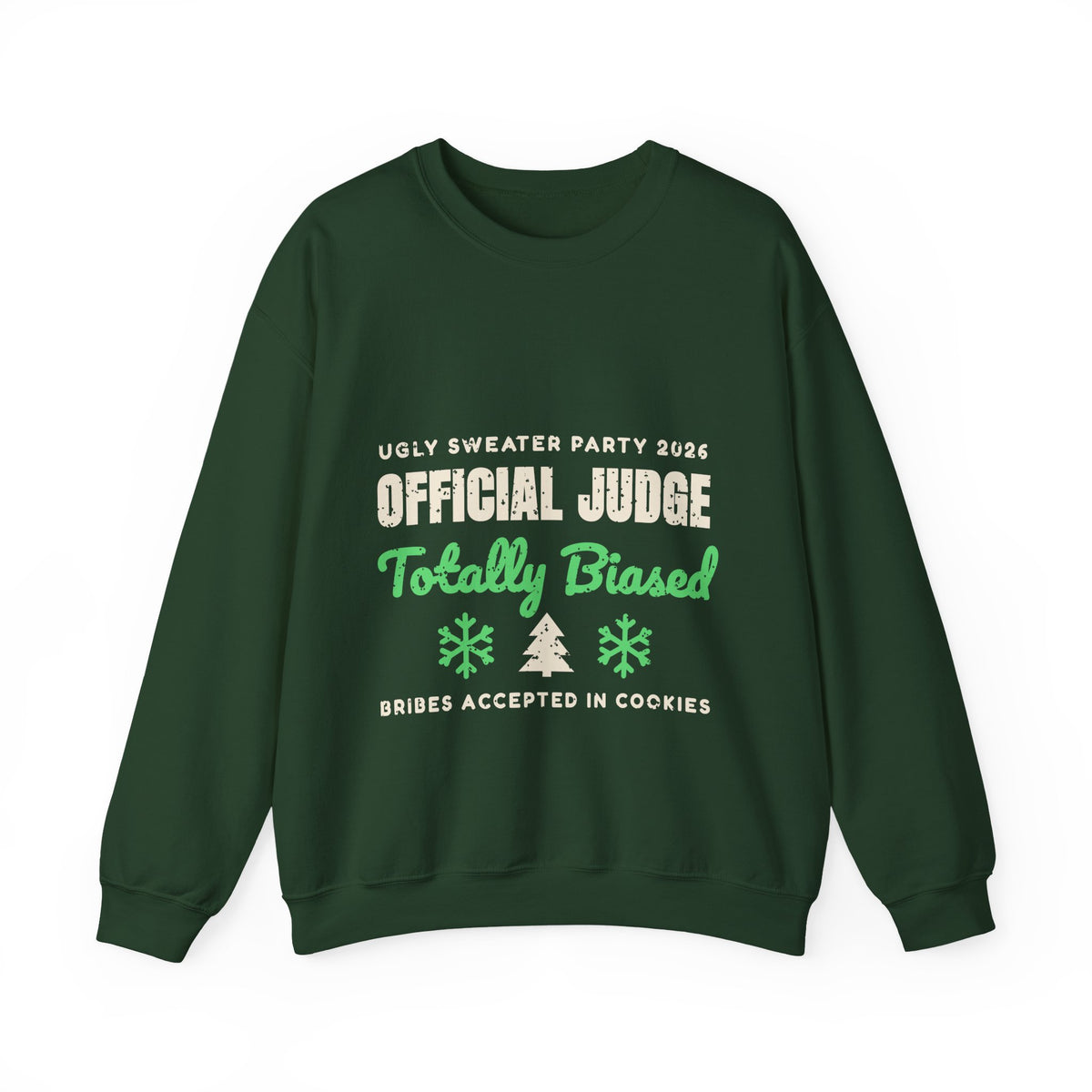 Ugly Sweater Party Judge Funny Christmas Sweatshirt