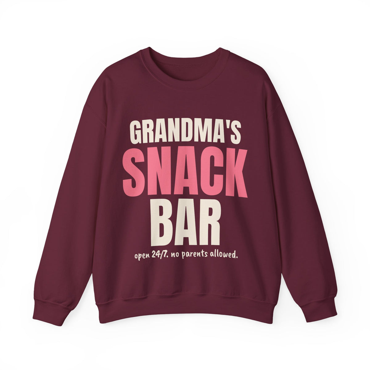 Grandma's Snack Bar Funny Grandma Sweatshirt