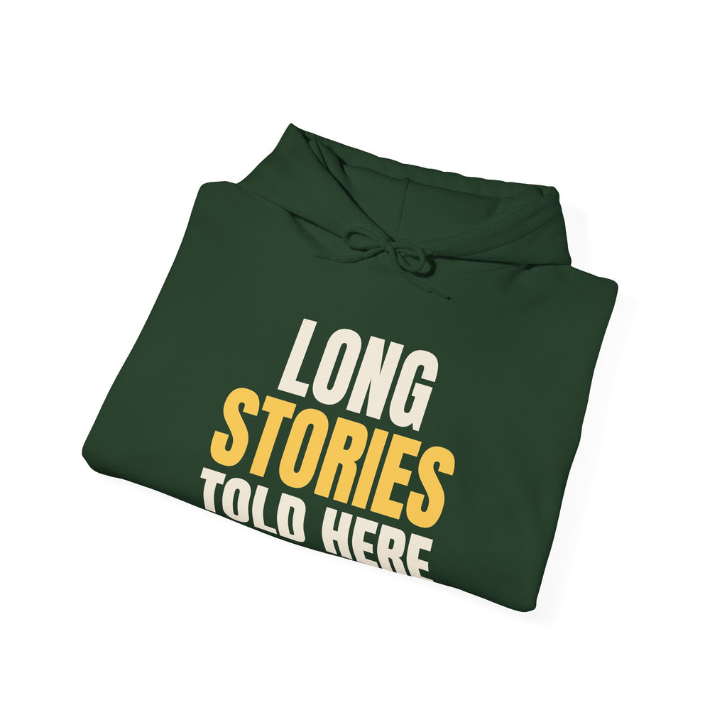 Long Stories Told Here Funny Grandpa Hoodie