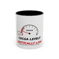 Cocoa Levels Critically Low Hot Cocoa Mug