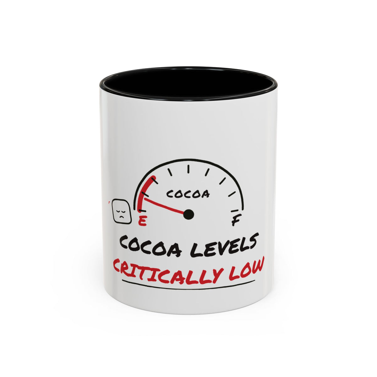 Cocoa Levels Critically Low Hot Cocoa Mug