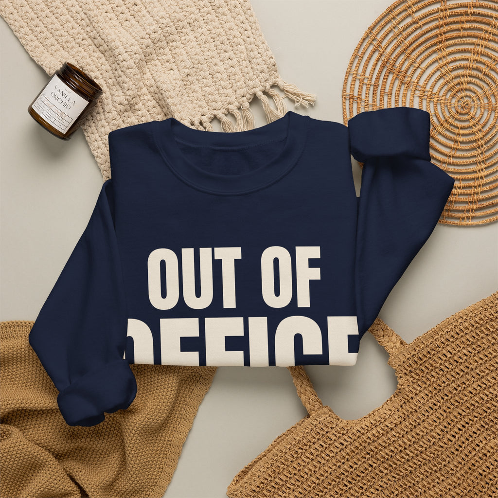 Out of Office Eggnog Edition Christmas Sweatshirt