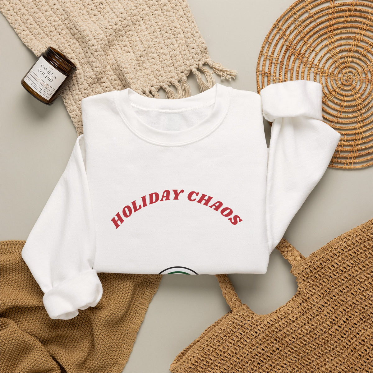 Holiday Chaos Coordinator Christmas Sweatshirt