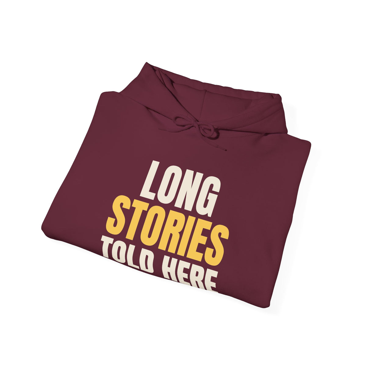 Long Stories Told Here Funny Grandpa Hoodie