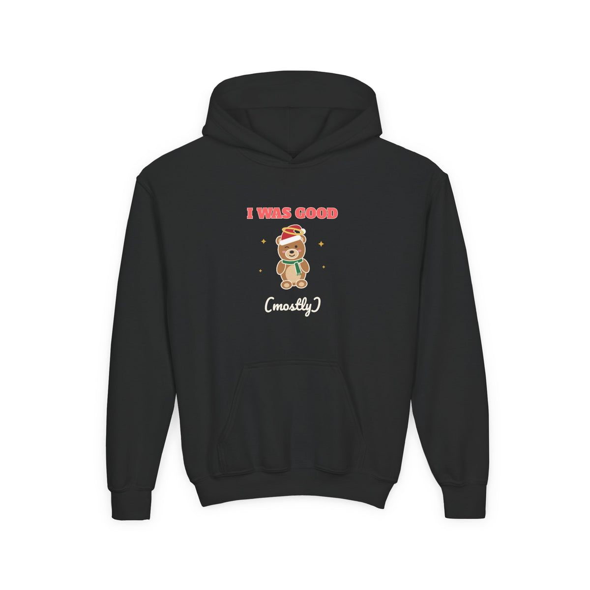 I Was Good Mostly Kids Christmas Hoodie