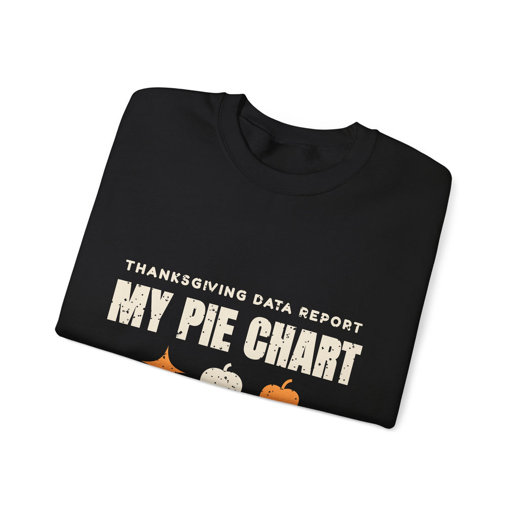 Pie Chart Thanksgiving Sweatshirt