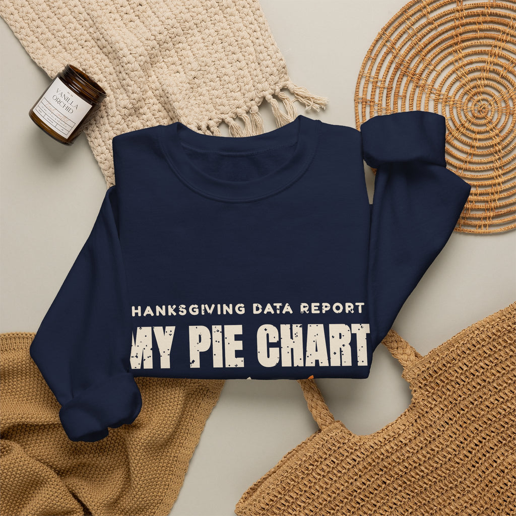 Pie Chart Thanksgiving Sweatshirt