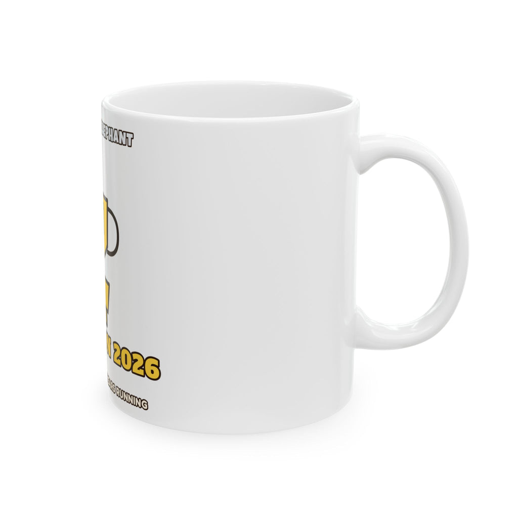 White Elephant Champion 2026 Mug
