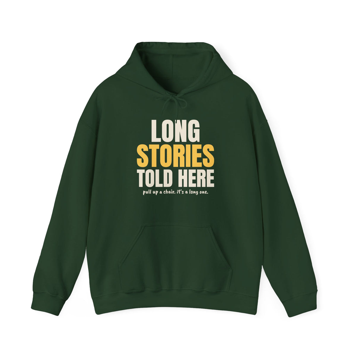Long Stories Told Here Funny Grandpa Hoodie