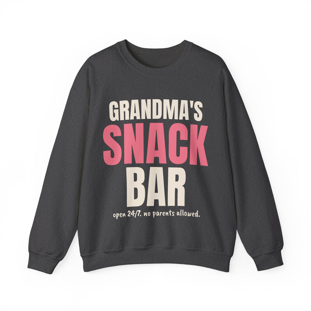 Grandma's Snack Bar Funny Grandma Sweatshirt