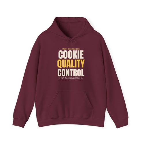 Cookie Quality Control Christmas Hoodie