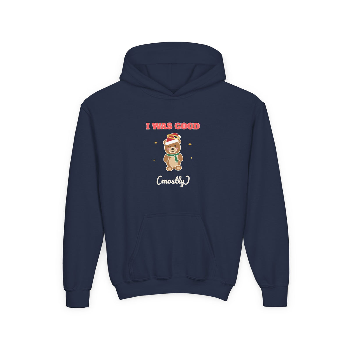 I Was Good Mostly Kids Christmas Hoodie
