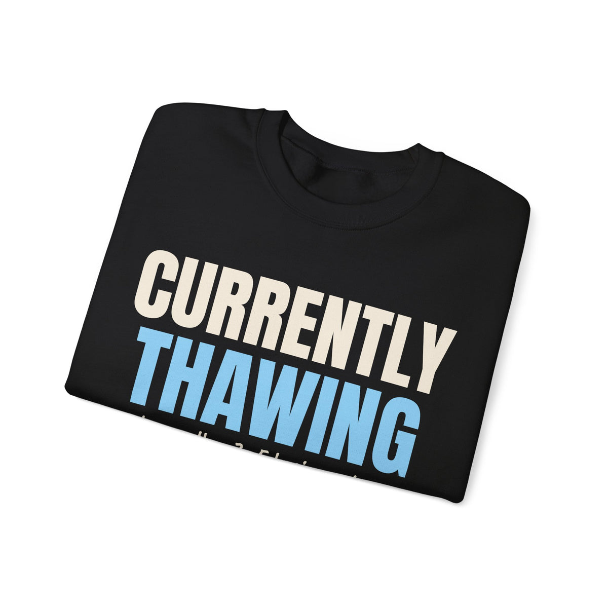 Currently Thawing Funny Winter Sweatshirt