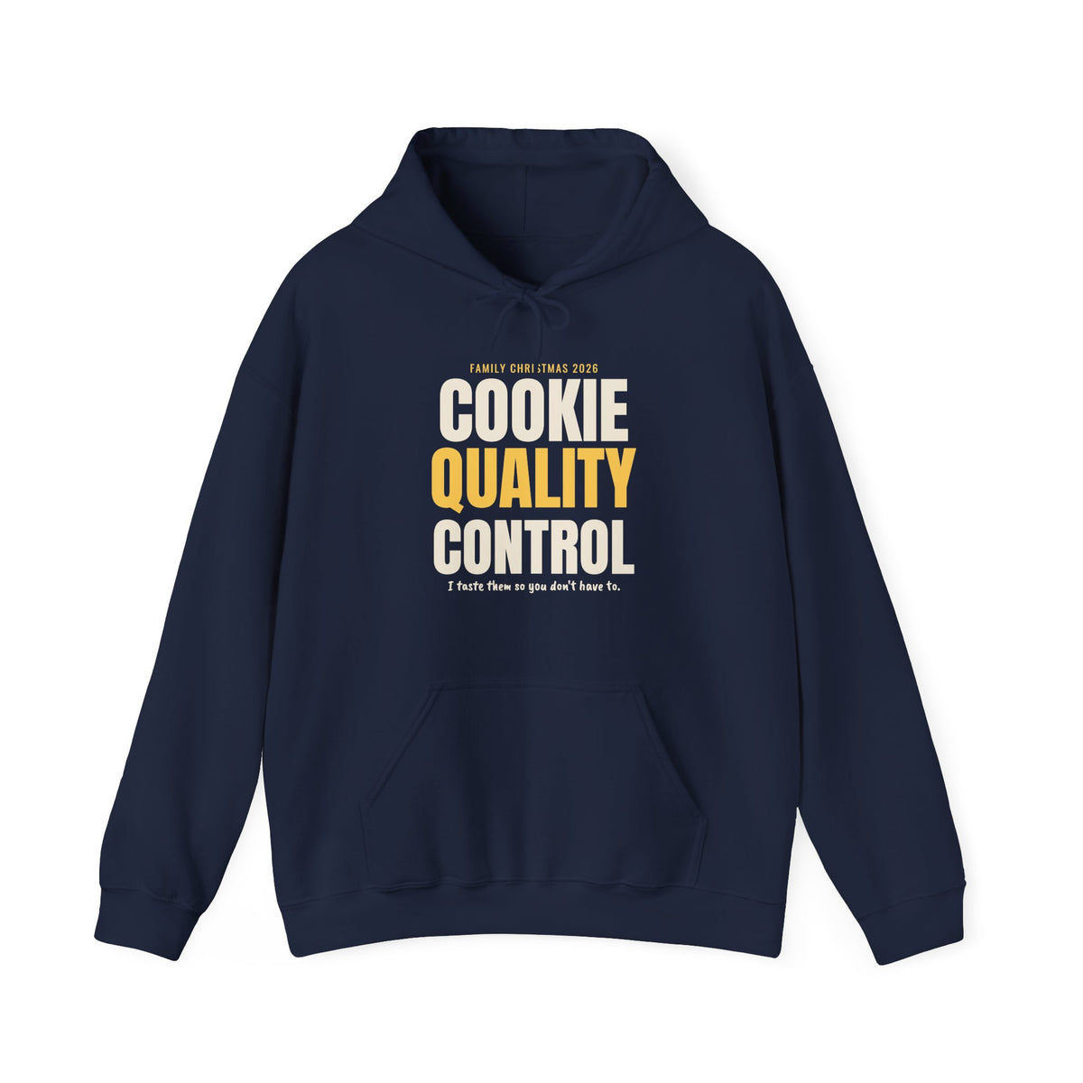 Cookie Quality Control Christmas Hoodie