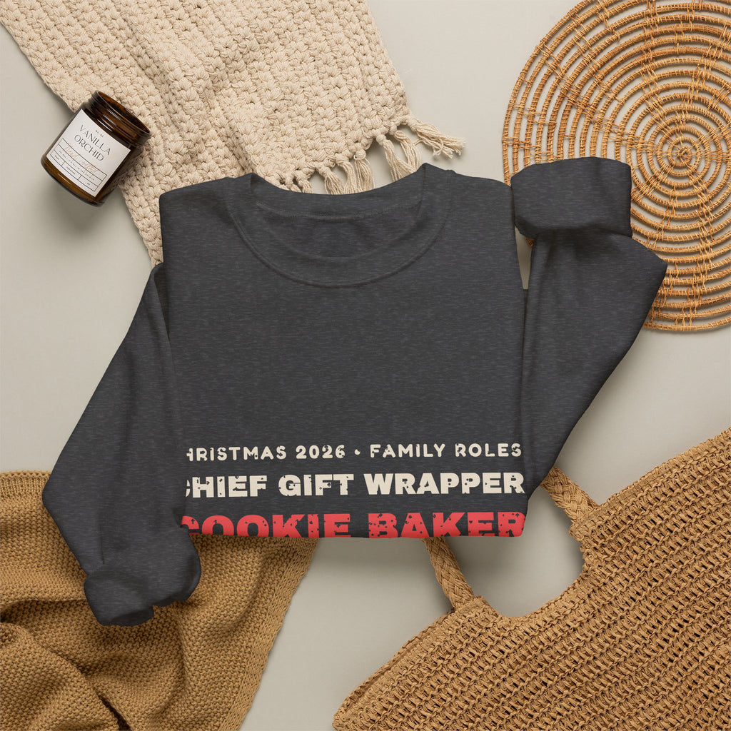 Christmas 2026 Family Roles Matching Sweatshirt