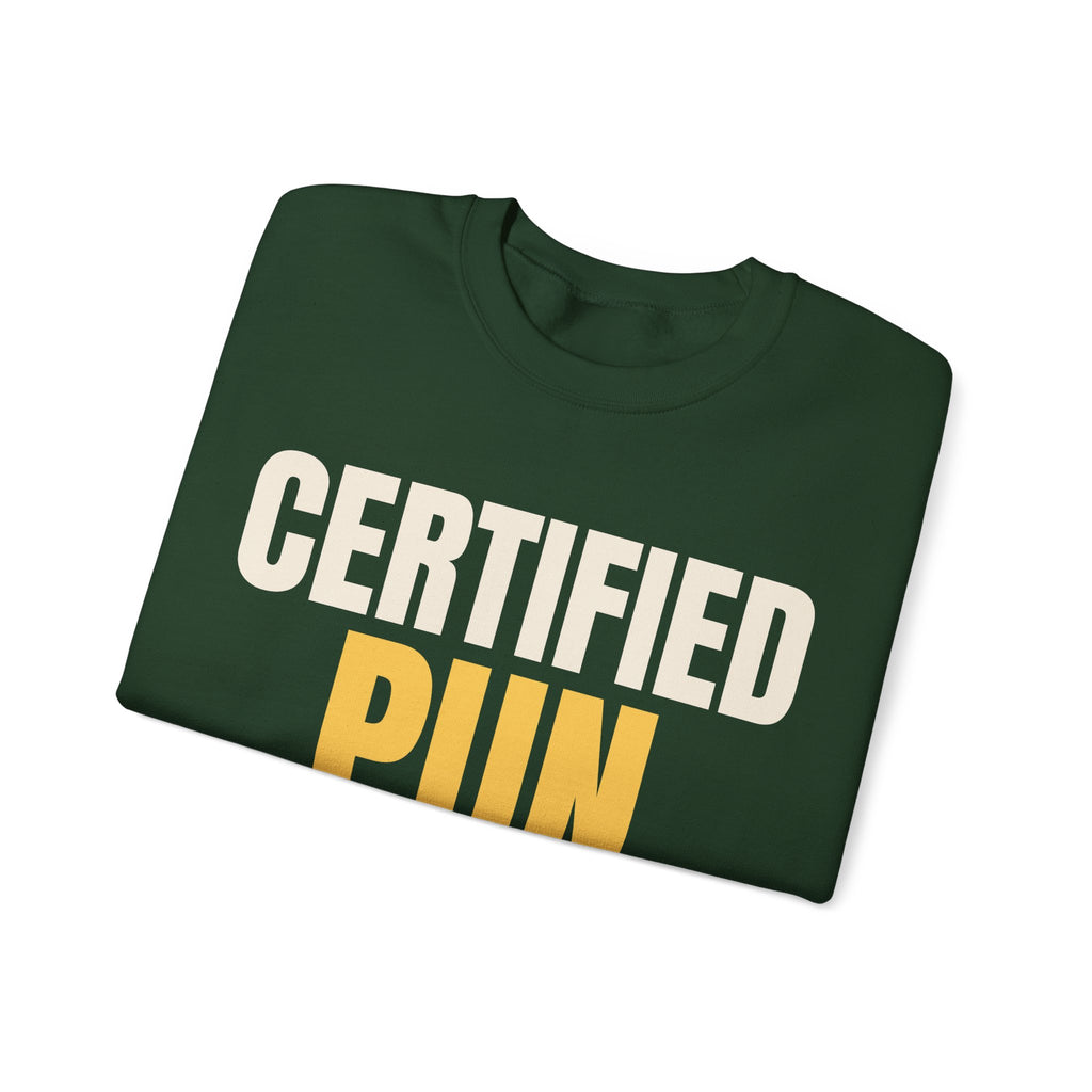 Certified Pun Dispenser Dad Joke Sweatshirt