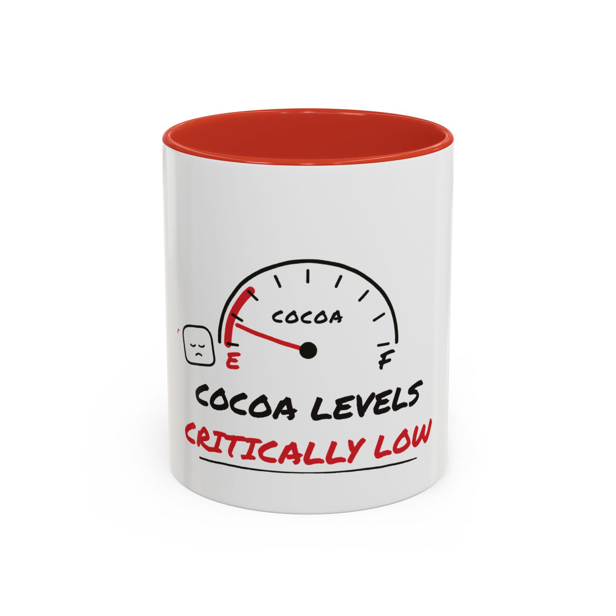Cocoa Levels Critically Low Hot Cocoa Mug