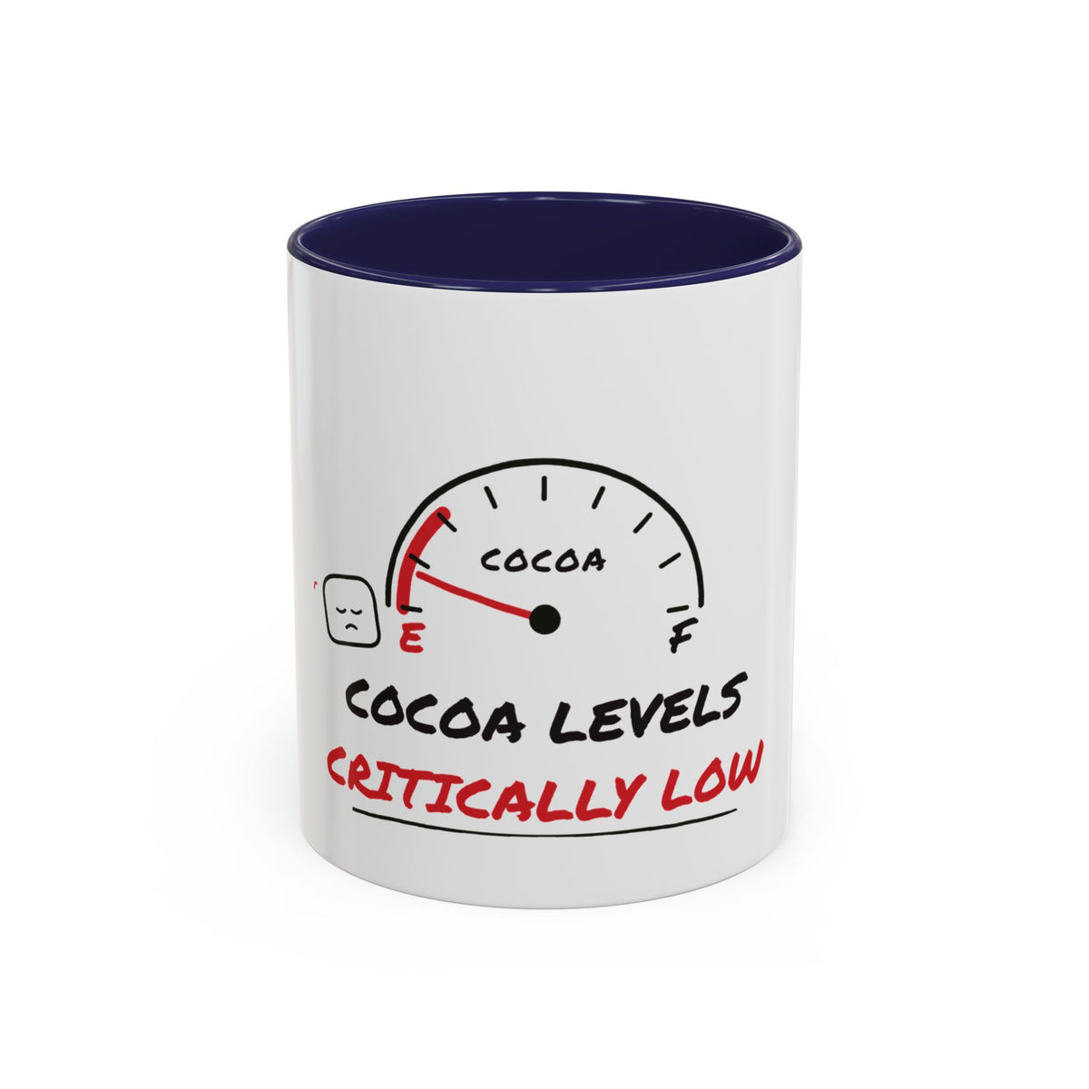 Cocoa Levels Critically Low Hot Cocoa Mug