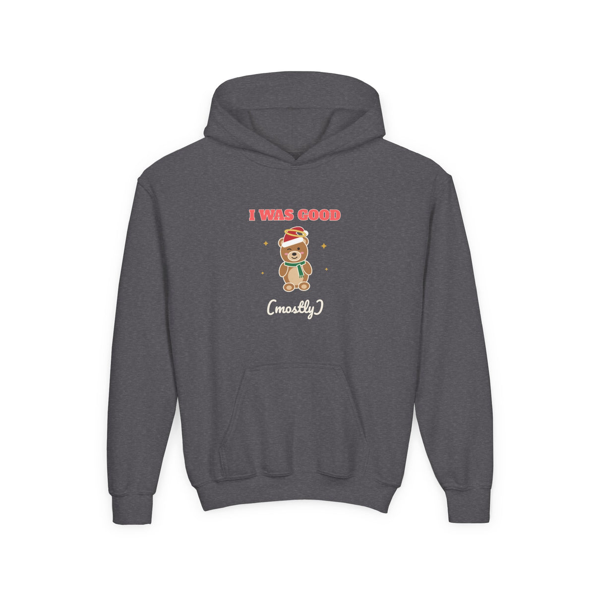 I Was Good Mostly Kids Christmas Hoodie