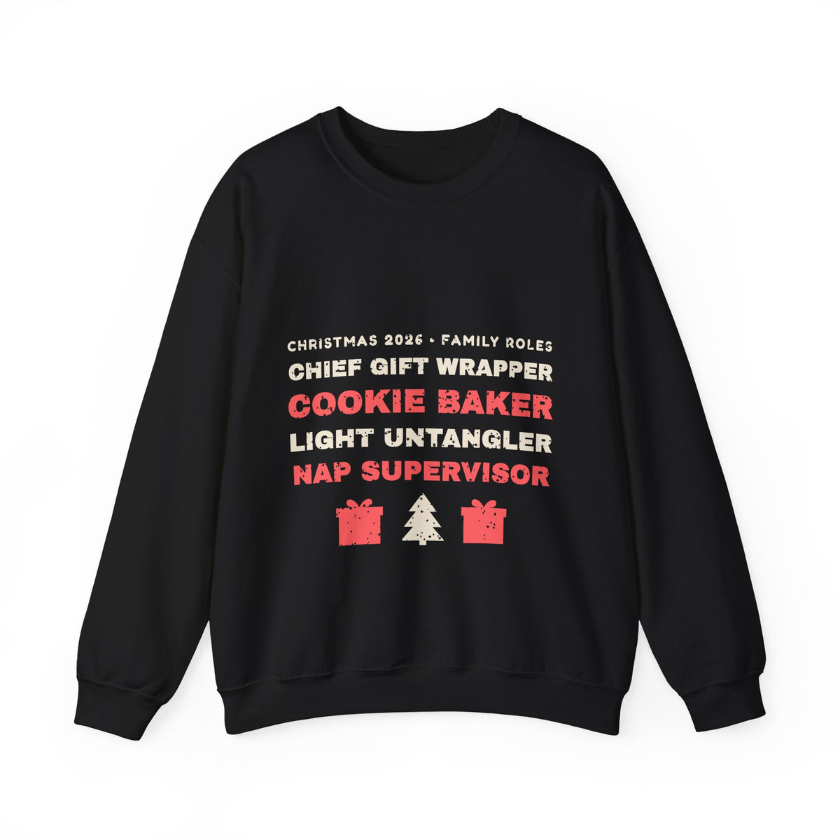 Christmas 2026 Family Roles Matching Sweatshirt