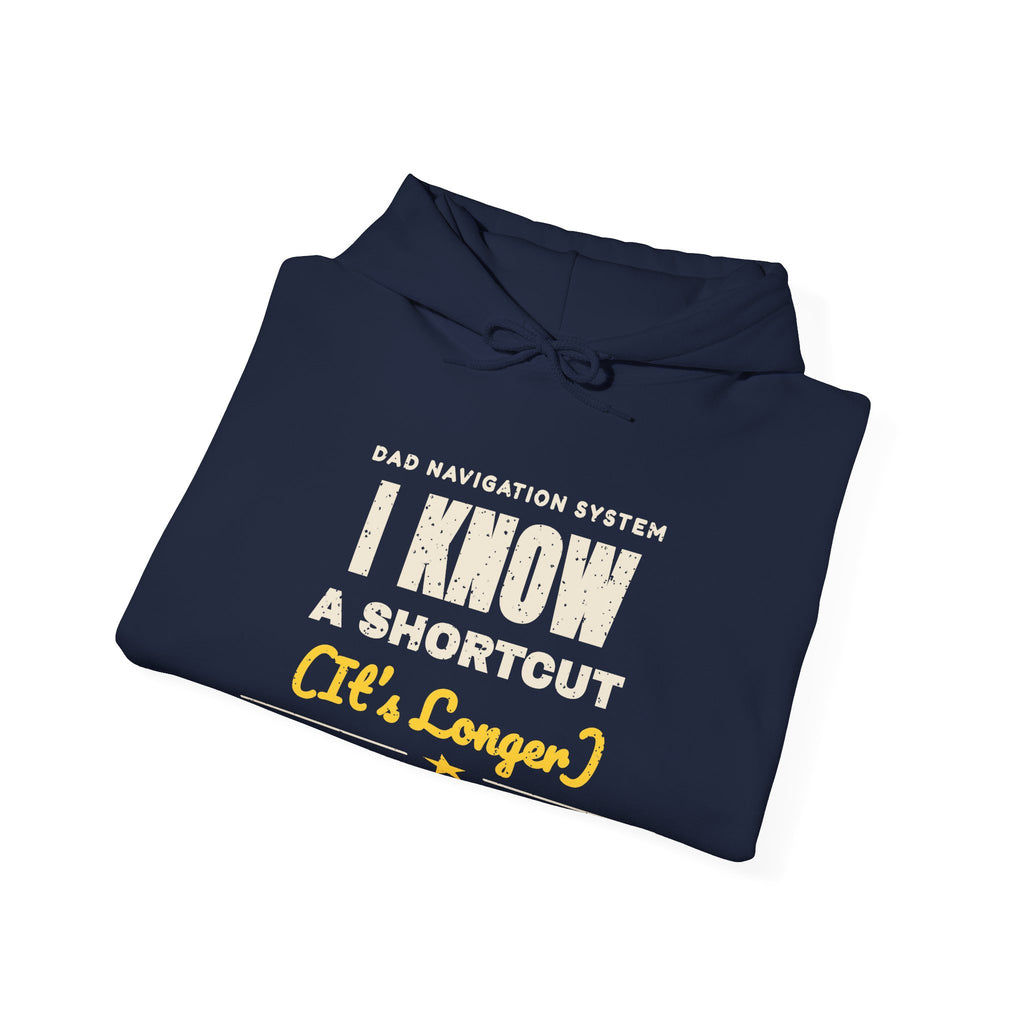 I Know a Shortcut Funny Dad Road Trip Hoodie