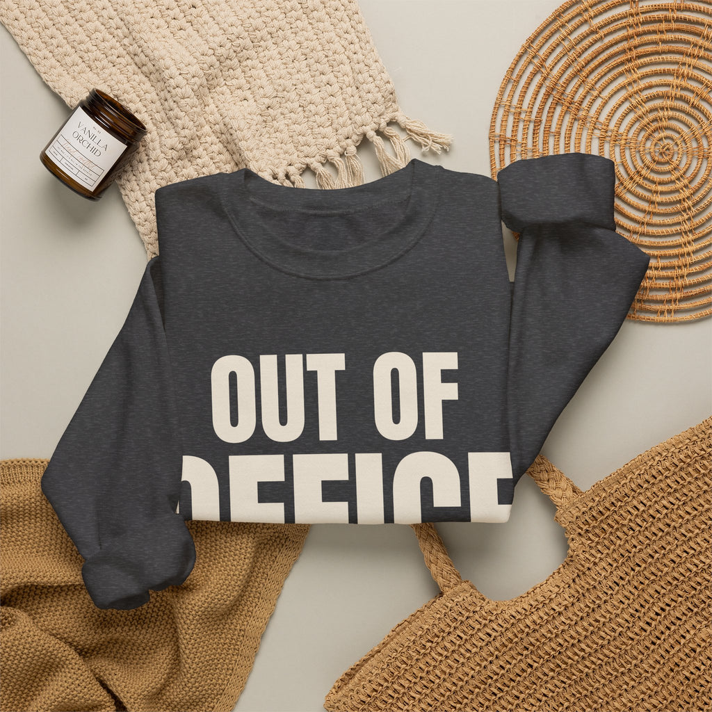 Out of Office Eggnog Edition Christmas Sweatshirt