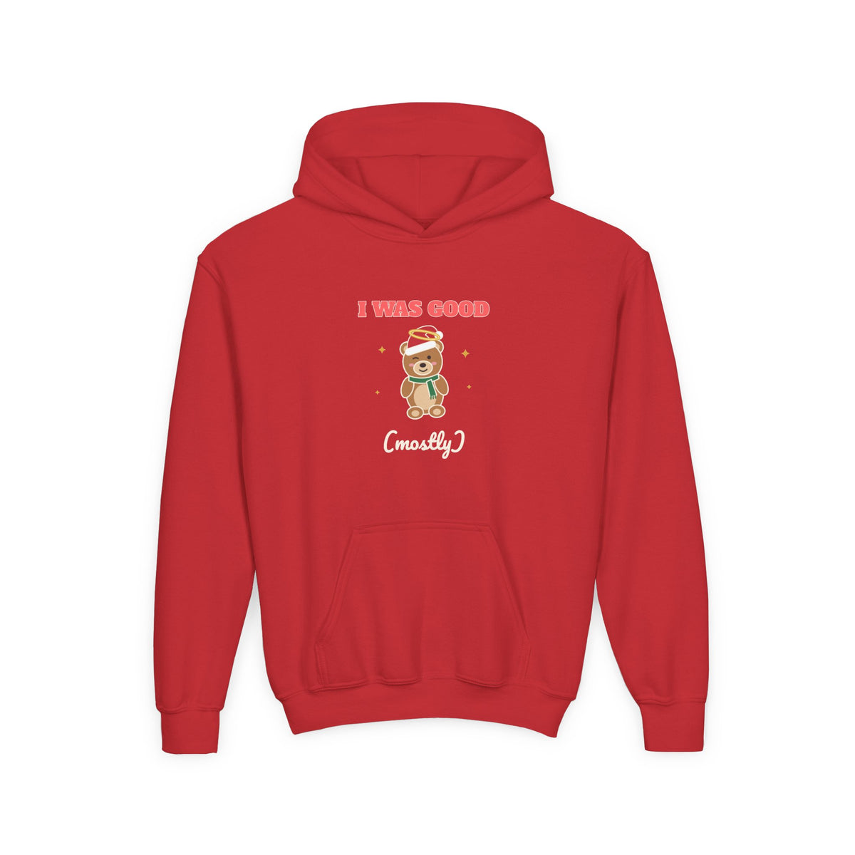 I Was Good Mostly Kids Christmas Hoodie