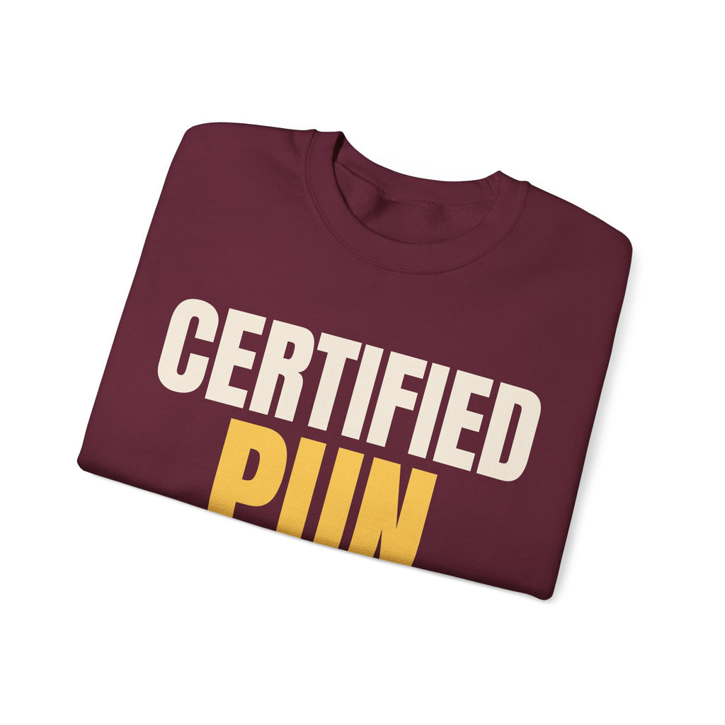 Certified Pun Dispenser Dad Joke Sweatshirt