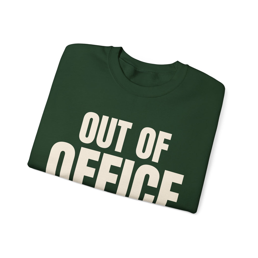 Out of Office Eggnog Edition Christmas Sweatshirt