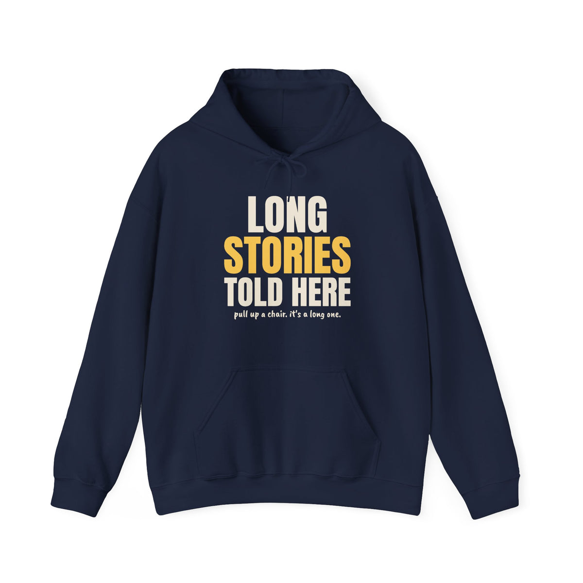 Long Stories Told Here Funny Grandpa Hoodie