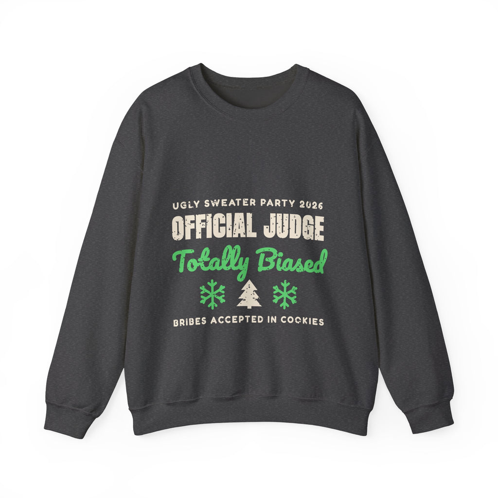 Ugly Sweater Party Judge Funny Christmas Sweatshirt