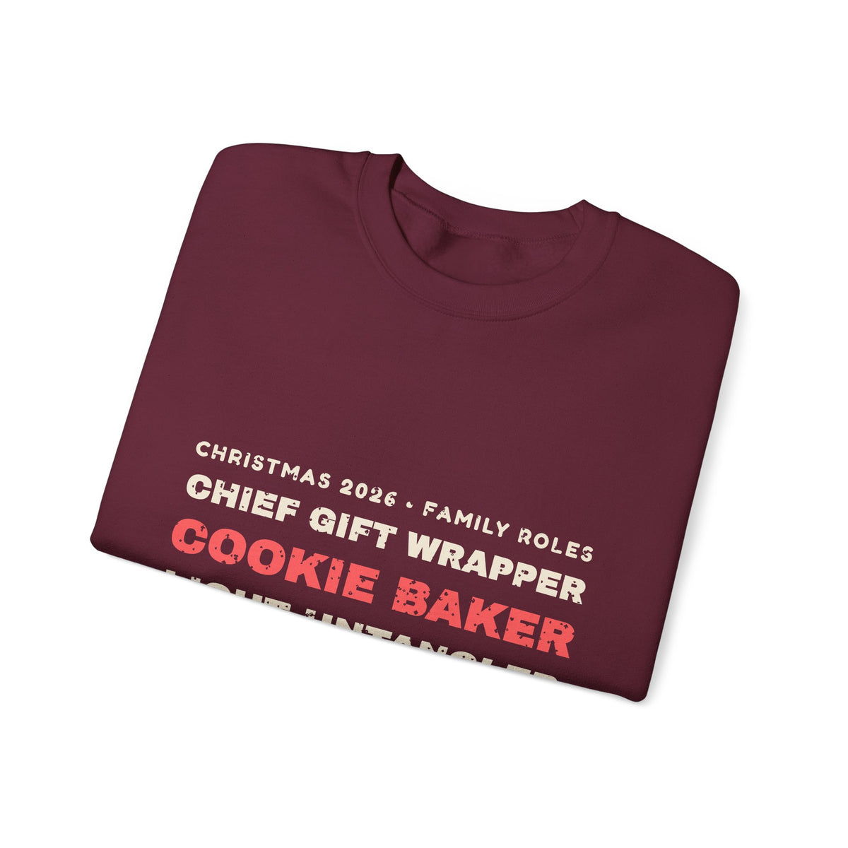 Christmas 2026 Family Roles Matching Sweatshirt