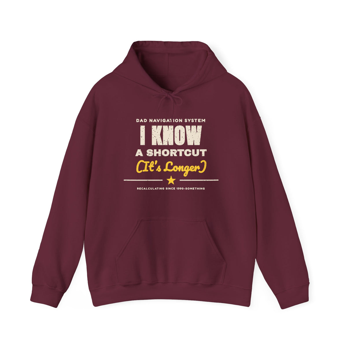 I Know a Shortcut Funny Dad Road Trip Hoodie