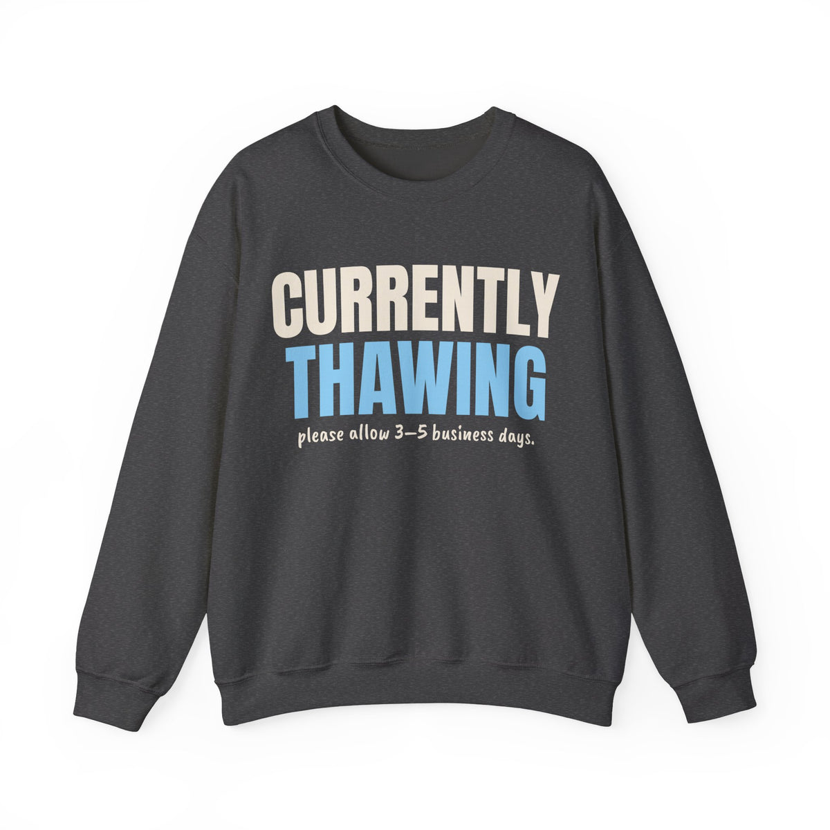 Currently Thawing Funny Winter Sweatshirt