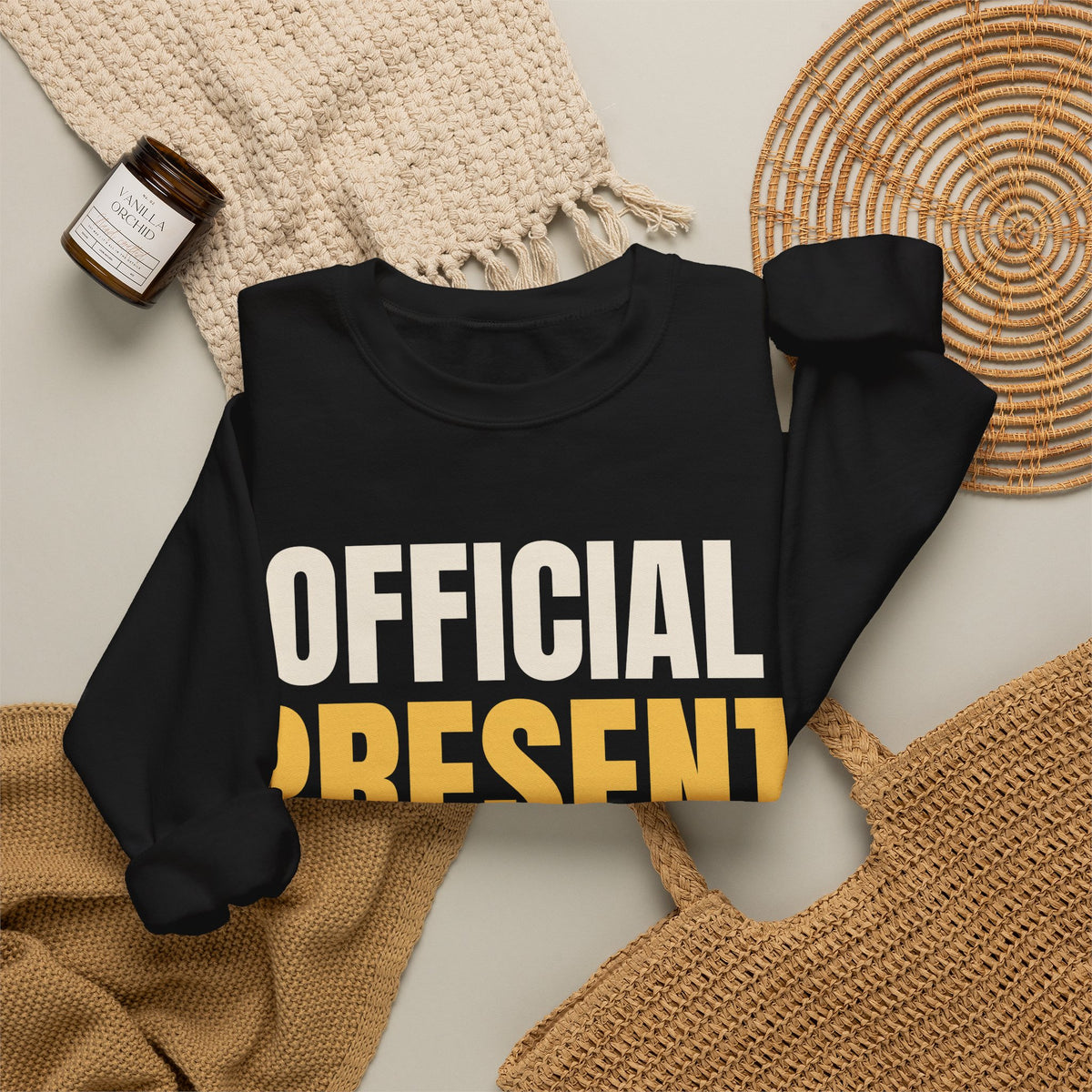 Official Present Pre-Opener Dog Christmas Sweatshirt