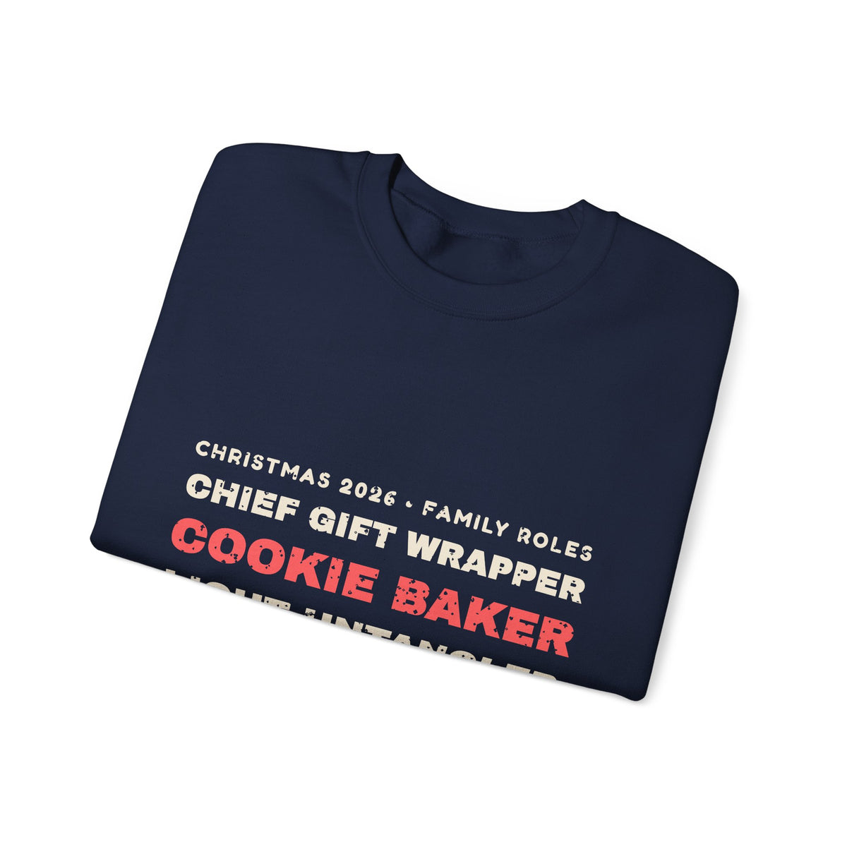 Christmas 2026 Family Roles Matching Sweatshirt