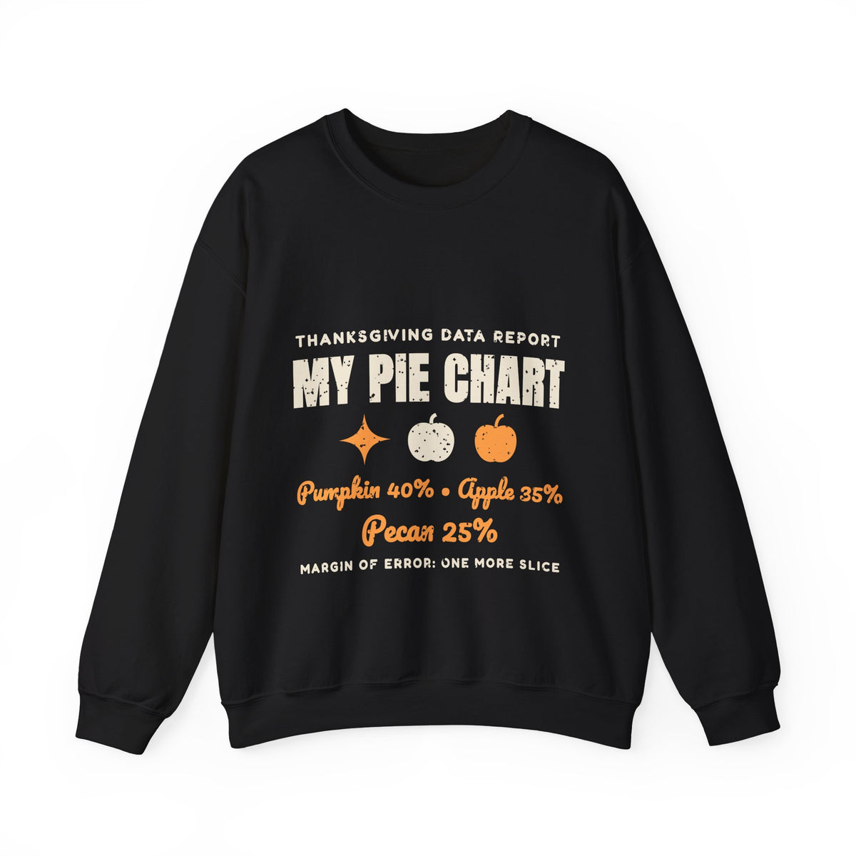 Pie Chart Thanksgiving Sweatshirt