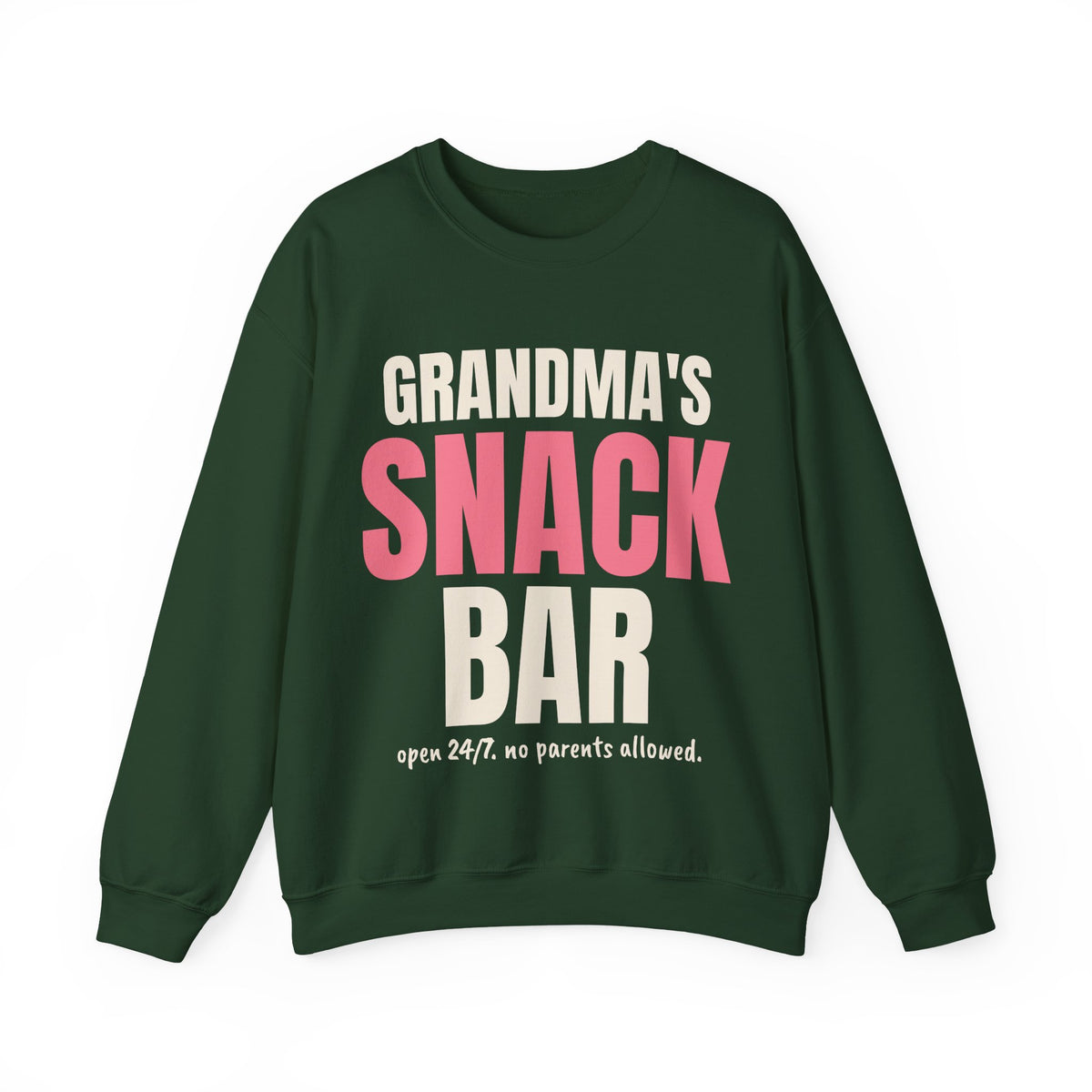 Grandma's Snack Bar Funny Grandma Sweatshirt