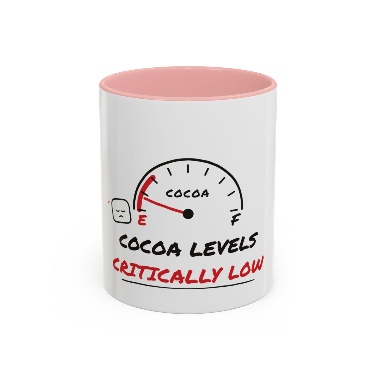 Cocoa Levels Critically Low Hot Cocoa Mug