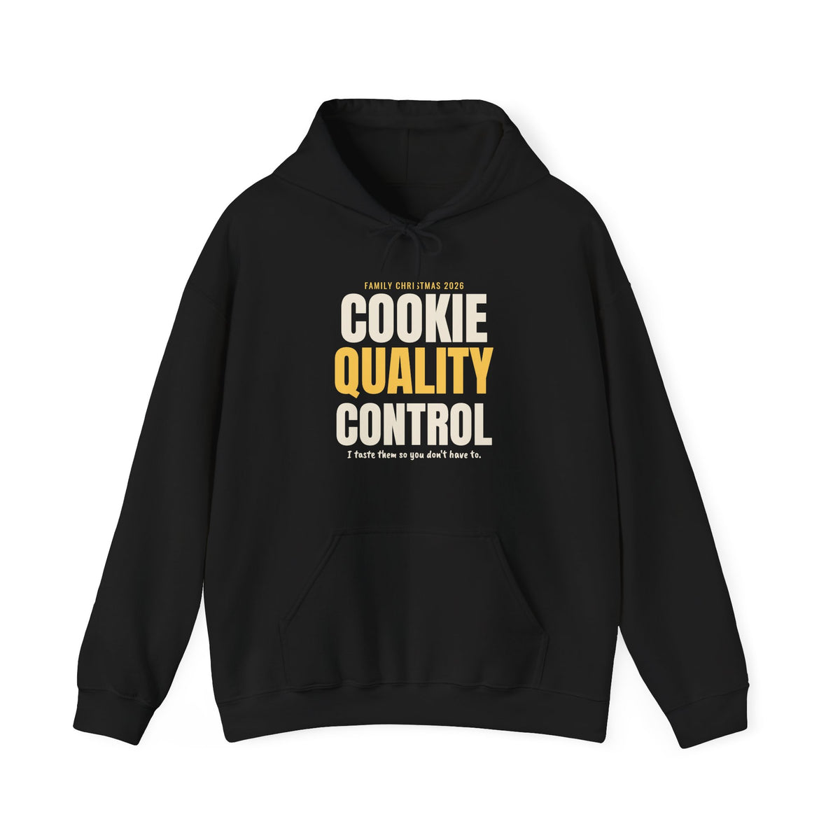 Cookie Quality Control Christmas Hoodie