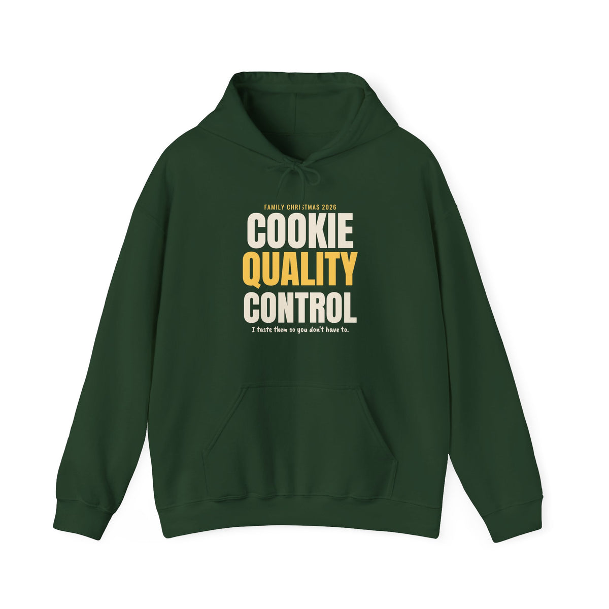Cookie Quality Control Christmas Hoodie
